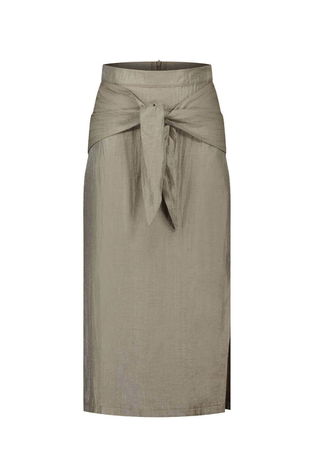 ALMA KNOT - DETAIL MIDI SKIRT - Neyso