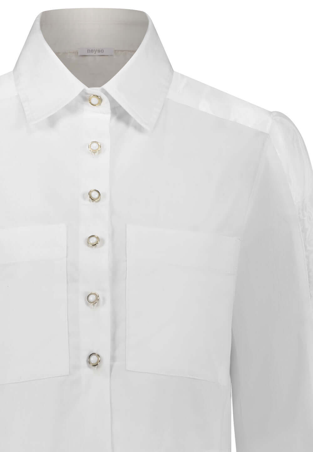 ALYSSA COTTON & ORGANZA SHIRT - Neyso