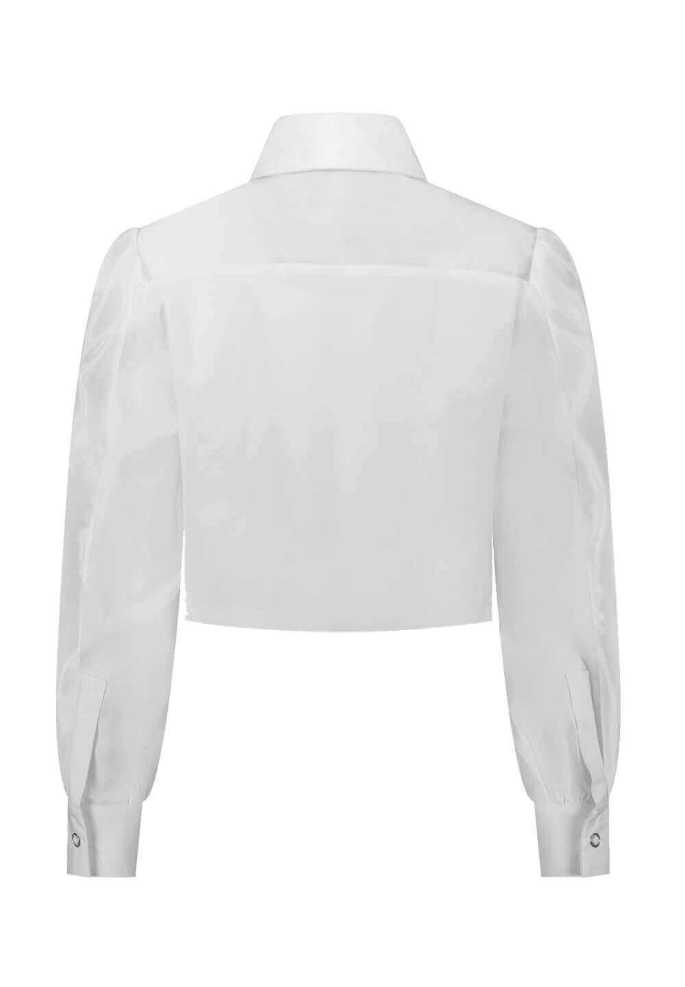 ALYSSA COTTON & ORGANZA SHIRT - Neyso